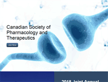 Tablet Screenshot of pharmacologycanada.org